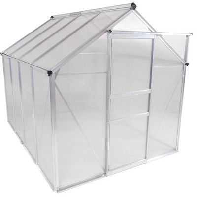6'x 8' Walk-In Lawn and Garden Greenhouse Clear - OGrow