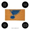 EvergreenNHLSt. Louis Blues Logo Natural Coir 28 x 16 Inches Indoor Outdoor Doormat - 4 of 4