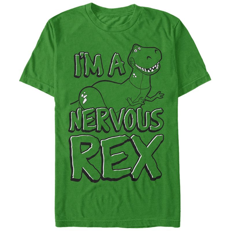 Men's Toy Story Nervous Rex T-Shirt, 1 of 5