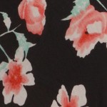 black - floral 1