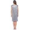 Casual Nights Women's Sleeveless Flower Satin Nightgown - 4 of 4
