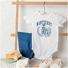 Nantucket Yacht Club Skeleton Captain Baby Romper Boys or Girls Brisco Brands - 4 of 4