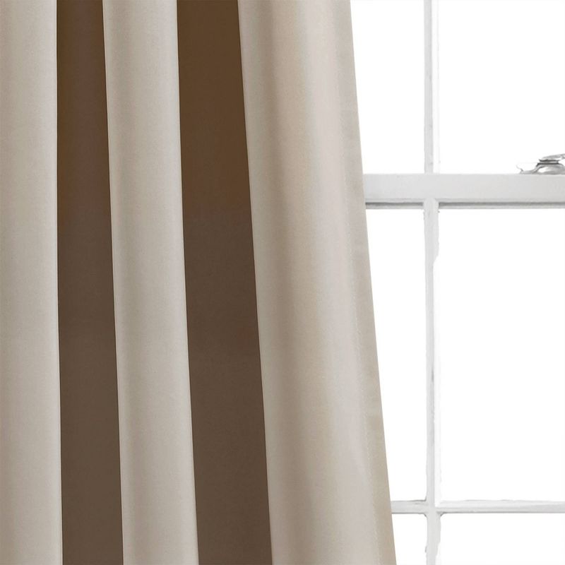 Set of 2 Insulated Rod Pocket Blackout Window Curtain Panels - Lush Décor, 5 of 9