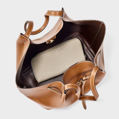 Belted Pinched Handle Tote Handbag - A New Day' - image 4