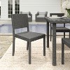 Martha Stewart Bedford Indoor-Outdoor Stackable Patio Dining Chair in Rattan Wicker - 2 of 4