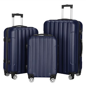 KTMBDW 3 Piece Luggage Sets, Lightweight with Spinner Wheels TSA Lock Hardside Travel Rolling Suitcases 20/24/28in for Carry On Check-in Business Trip - 1 of 4