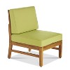 GDFStudio Abena Outdoor Acacia Wood 5 Seater Sectional Sofa Chat Set with Water-Resistant Cushions - 4 of 4