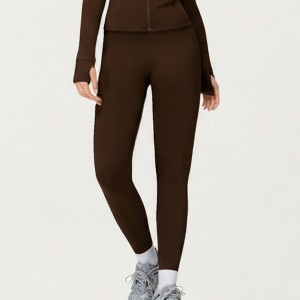 Anna-Kaci Active Women's High Waist Seamless Performance Leggings with Smooth Stretch Fabric and Contoured Supportive Fit - 1 of 4