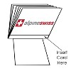 Alpine Swiss SET OF 2 Clear Plastic Wallet Inserts 12 Pages Picture Card Holder - image 4 of 4