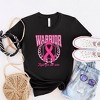 Simply Sage Market Women's Pink Ribbon Warrior Short Sleeve Graphic Tee - 3 of 3
