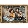PosterPalooza | 19x13 Wood Antique Frame with UV Acrylic, 4 Finishes: Bronze, Gold, Silver, and Black - 2 of 4