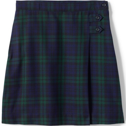 Lands' End School Uniform Kids Plaid A-line Skirt Below The Knee - 5 ...