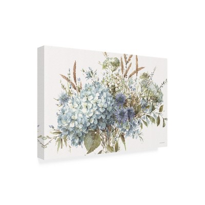 Trademark Fine Art -Lisa Audit 'Bohemian Blue 01 Landscape' Canvas Art