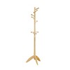 TOBILI  Finish Coat Rack Solid Wood, 11 Hooks Coat Hanger Stand Entryway Home Furniture 1pc - 3 of 4