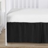 Sweet Jojo Designs Boy, Girl, Unisex/Gender Neutral Baby Crib Bed Skirt Black - 3 of 3