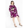 Women's Plus Size Amalia Print Dress - cream | CITY CHIC - 2 of 4
