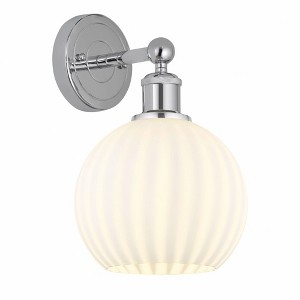 White Venetian - 1 Light Wall Sconce In Modern Style-12.25 Inches Tall and 8 Inches Wide - 1 of 1