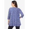 Jessica London Women's Plus Size Stretch Knit Swing Tunic - 3 of 4