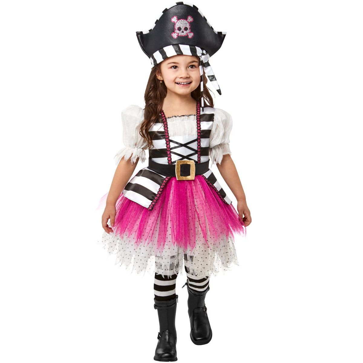 Rubies Pink Plundering Pirate Toddler Girls Costume - thumbnail 6