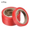 Unique Bargains PVC Thin Sticky Seal Tennis Badminton Racket Grip Finishing Tapes 26Ft 4 Pcs - 3 of 4