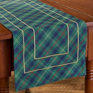 Patricia Heaton Home Macmerry Plaid Table Runner 13" X 36" - 1 of 4