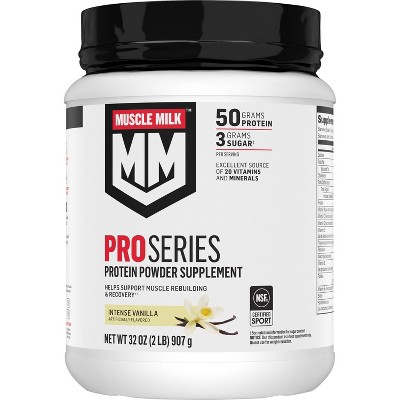 Muscle Milk Pro Series Protein Powder - Intense Vanilla - 32oz