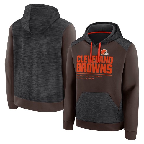 Nfl Cleveland Browns Men s Long Sleeve Performance Hooded Sweatshirt Target