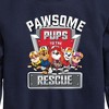 Boys' - Paw Patrol - Pawsome Pups To The Rescue Graphic Long Sleeve Fleece Sweatshirt - 2 of 4