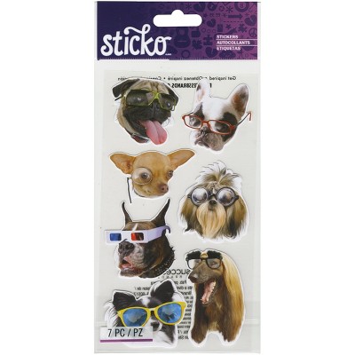 Sticko Stickers - Funny Dogs, 7pcs