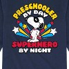 Boys' - Peanuts - Preschooler By Day Long Sleeve Graphic T-Shirt - 2 of 4