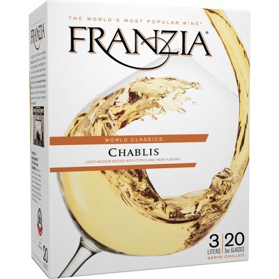 Franzia boxed white clearance wine