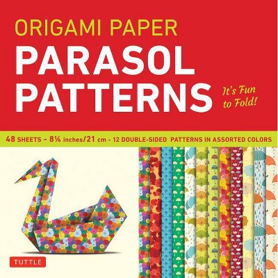 Origami Paper 8 1/4 (21 CM) Parasol Patterns 48 Sheets - by  Tuttle Publishing (Loose-Leaf)