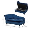 LAOTIES 29" Small Dog Sofa Bed with Hidden Storage,Pet Couch for Puppies,Modern Dog Furniture - 3 of 4