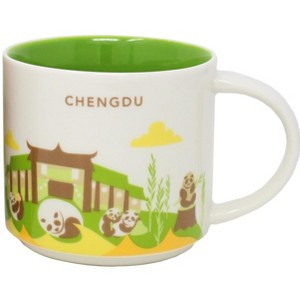 Starbucks You Are Here Series Chengdu Ceramic Mug, 14 Oz - 1 of 2