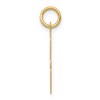 Black Bow Jewelry 14k Yellow Gold Madison Collection LG Classic Script Initial G Pendant - 2 of 4