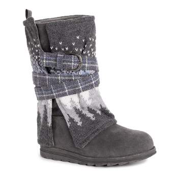 Muk Luks Womens Jean Flat Heel Winter Boots