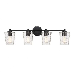 Savoy House Ballas 4 - Light Vanity in  Matte Black - 1 of 4