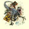 Men's Jurassic World: Dominion Velociraptor Here Comes the Attack T-Shirt - 2 of 4