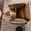 Oversized Hooked Edge Yarn Armchair Accent Chair with Reversible Cushions and High Foot Support for Living Room - 2 of 4