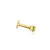 Pure Collection by Ross-Simons Peridot Flat-Back Earrings in 14kt Yellow Gold - 4 of 4