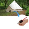 Unique Bargains Adjustable Tent Rope Hanger 1/8" 12.8ft Long 4 Pcs - 3 of 4