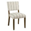 Set of 2 Stripe Dining Chairs - HomePop - 2 of 4