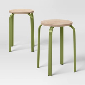 Stackable Accent Stool - Room Essentials™ - 1 of 4