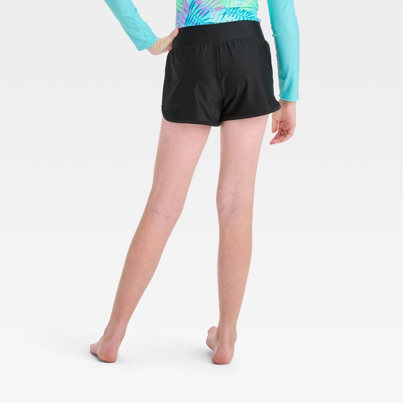  Girls' Solid Swim Cover Up Bottom - Cat & Jack™, 3 of 5