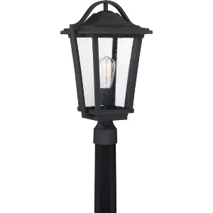 Darius 1-Light Earth Black Outdoor Post Lantern - 1 of 4