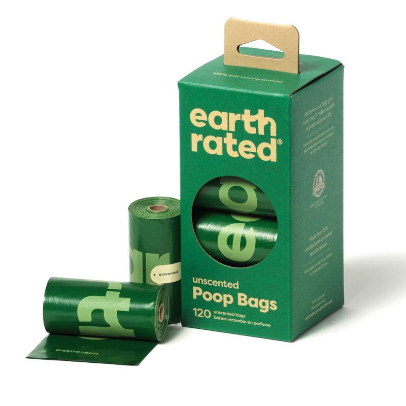 Earth Rated Dog Poop Bags - Unscented - 120ct, 1 of 5