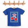 The Juniper Shop Patriotic Cherries Checkered Youth Short Sleeve Tee - 2 of 4