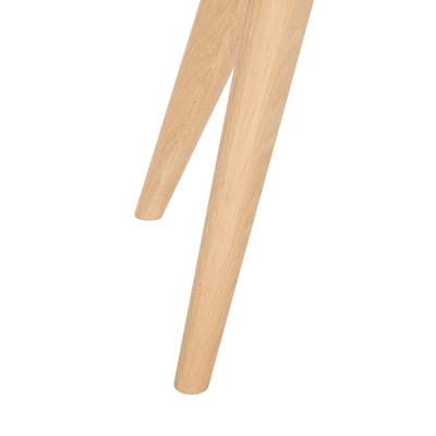 Safavieh Transitional 47" Dark Grey & Brown Concrete-Wood Console Table