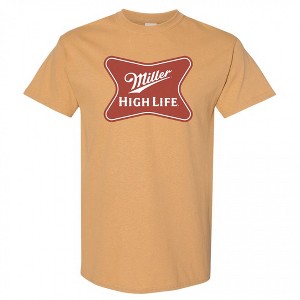 Adult Miller High Life Classic Logo Gold Colorway T-Shirt - 1 of 2