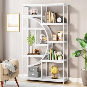Hommoo 68.9" Bookcase with 9 Open Shelves White - 1 of 4